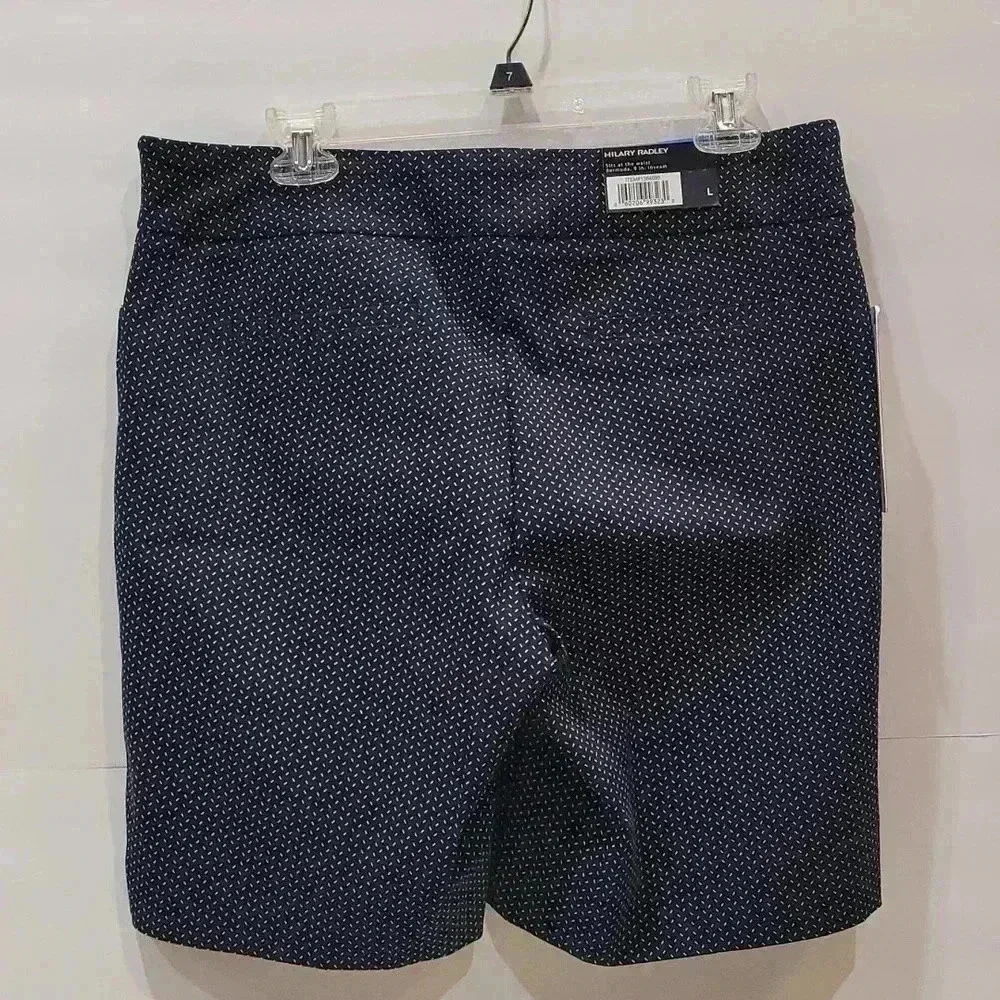 HILARY RADLEY Bermuda Shorts Pull On Navy Size L - Picture 2 of 6